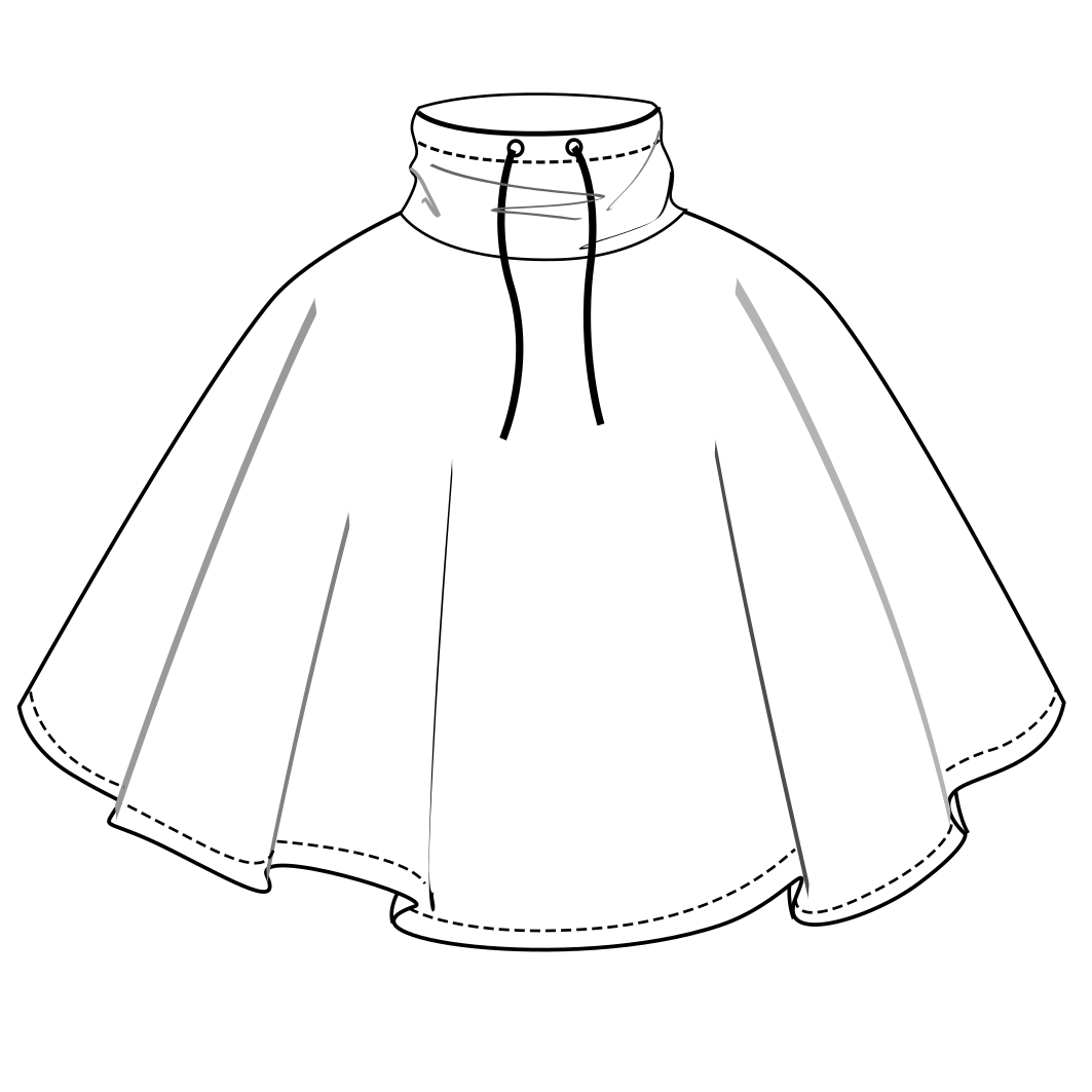 Fashion sewing patterns for Cloak 731